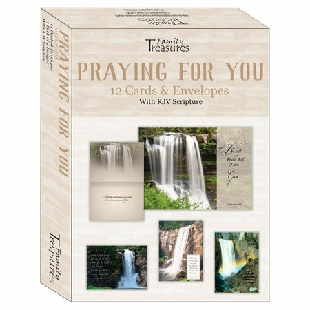 GO-GO Boxed - Card Praying for You-Waterfalls - 12PK GO3318141